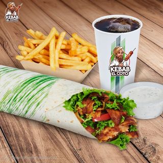 Menú dürum solo carne