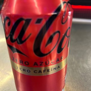 Coca-Cola Zero Azúcar Zero Cafeína lata 330ml.