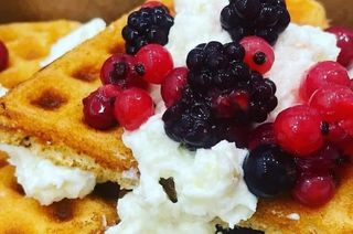 Super waffle secondo la fantasia di Happy Yo