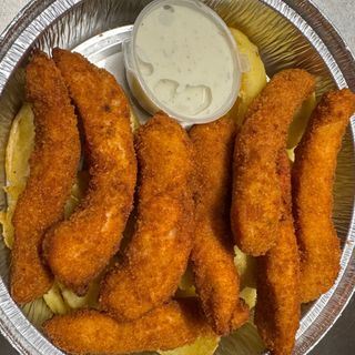 Fingers De Pollo Caseros Con Patatas