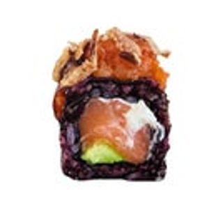 Uramaki black salmon