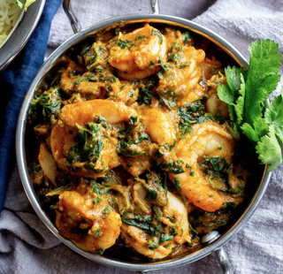 Prawn saag