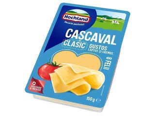 Hochland cascaval clasic 45% grasime felii 150 g