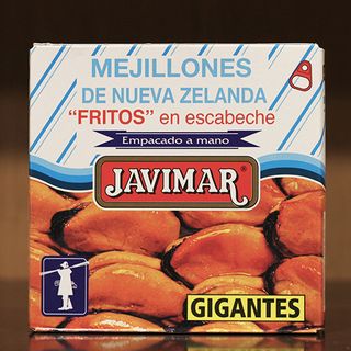 Mejillones De Nueva Zelanda Fritos En Escabeche Javimar Lata 156Gr.