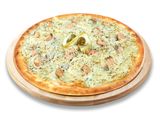 Пицца с семгой (35см) (600г)