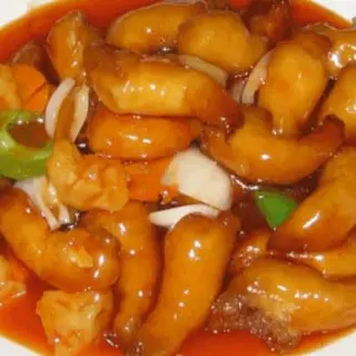Gambas agridulces