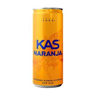 KAS Limón Refresco con gas sabor Limón Lata 330ml