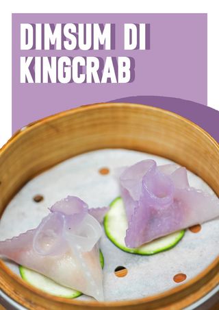 Dim sum di king crab - 2 pezzi
