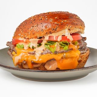 Big Trsatico double burger