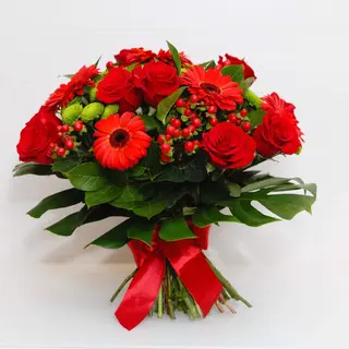 Bouquet fiori rossi ( medium )