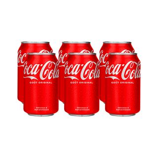 Boisson gazeuse Coca-Cola canette 6x33cl