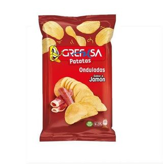 Grefusa Onduladas Jamon (Bolsa grande)