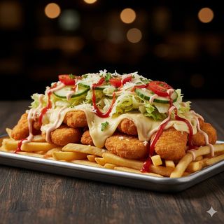 Kapsalon con nuggets