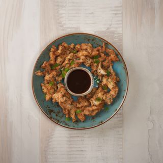 Fingers de pollo al cacahuete