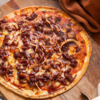Pizza BBQ de pollo