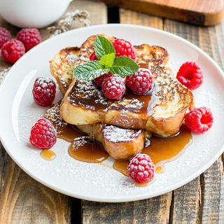 Pain Perdu Caramel Framboise