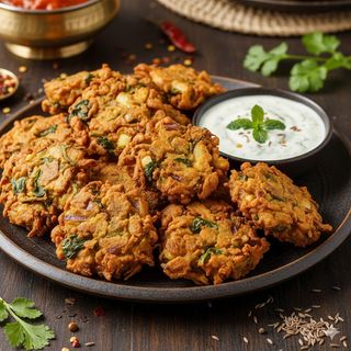 Pakora di verdure miste fritte 4 pezzi