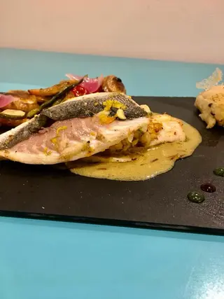FILET DE POISSON SAUCE CREVETTES