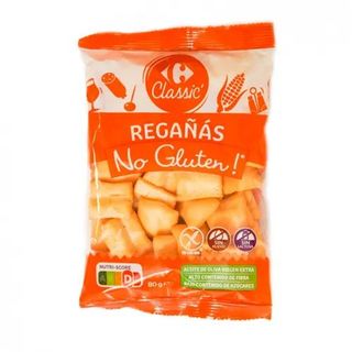 Regañas Sin Gluten Carrefour 80 Gr.