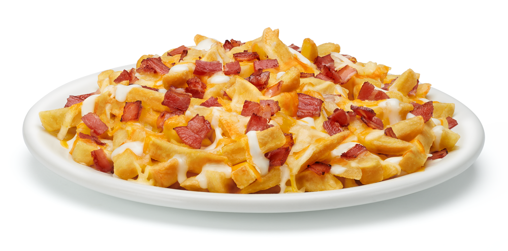 Patatas Bacon y Salsa Cheddar