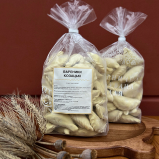 "козацькі" зі свининою, пшоном та печерицями (1000г)