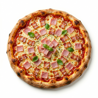 Pizza De Jamón York Y Bacon (Pequeña)