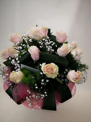 Bouquet di rose rosa