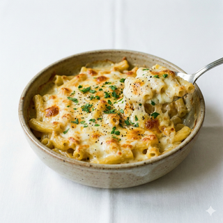 Maccheroni A Los Cuatro Quesos