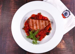 Стек от Жълтоперест тон на плоча (300г)