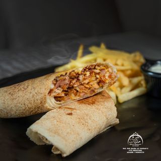 Shawarma Poulet Libanais + Frites