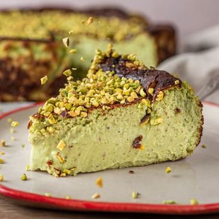 Porción de Cheesecake de Pistacho