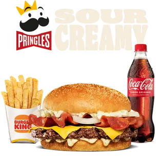 Menú Pringles Sour Creamy Carne Grande