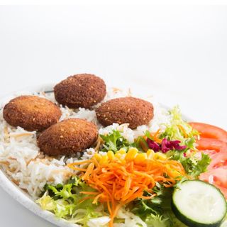Plato Falafel Con Arroz