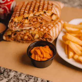 Menú taco kebab