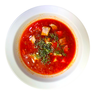 Борщ з куркою (280/40/50г)