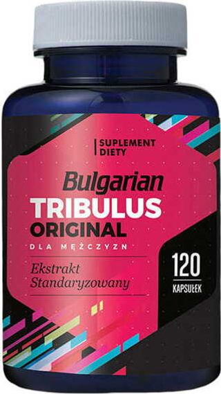 Buzdyganek ziemny Bulgarian Tribulus original ekstrakt standaryzowany 150mg 120 kapsułek Hepatica