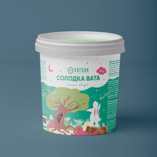 Солодка вата Яблуко (30г)