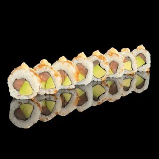 31. Roll Crujiente De Salmón (8 piezas)