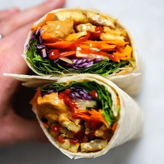 Wrap Mediano De Tofu Crujiente 