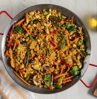 Paella vegetariana