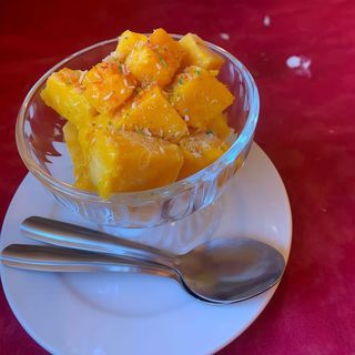 Helado de kulfi mango
