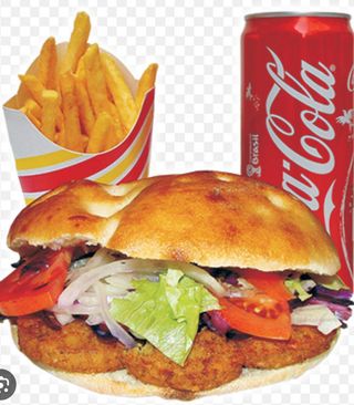 Panino falafel menù