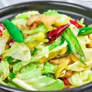 Cabbage In Dry Hot Pot