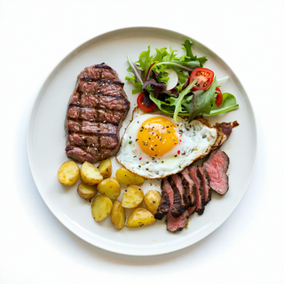 92. Plato Combinado Con Filete De Ternera 2