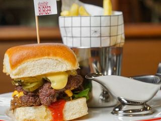 Double smash burger (340g)