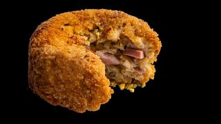 Frittatina pistacchio e mortadella