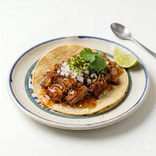 Tacos De Panceta Ahumada