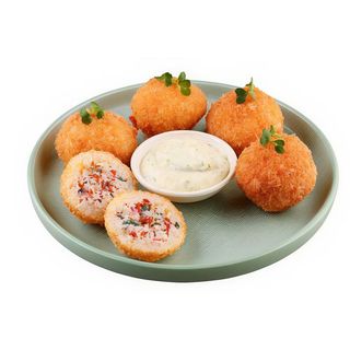 Menú Vegano Con Croqueta Vegana De Arroz Y Verduras