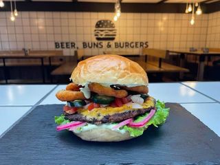 Go vegan Rodman burger