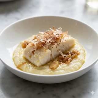 Argán, Bacalao Y Crema De Patata
